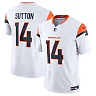 Zennovawear Courtland Sutton 14 Denver Broncos Vapor F.U.S.E. Limited Men Jersey - White