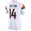 Zennovawear Courtland Sutton 14 Denver Broncos Vapor F.U.S.E. Limited Men Jersey - White