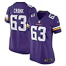 Zennovawear Coy Cronk 63 Minnesota Vikings Team Game Women Jersey - Purple