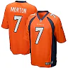 Zennovawear Craig Morton 7 Denver Broncos Men Game Retired Jersey - Orange