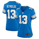 Zennovawear Craig Reynolds 13 Detroit Lions Women's Team Game Jersey - Blue