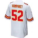 Zennovawear Creed Humphrey 52 Kansas City Chiefs AFC Champions Patch Game Men Jersey - White