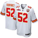 Zennovawear Creed Humphrey 52 Kansas City Chiefs AFC Champions Patch Game Men Jersey - White