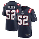 Zennovawear Curtis Jacobs 52 New England Patriots Team Game Men Jersey - Navy