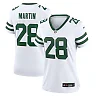Zennovawear Curtis Martin 28 New York Jets Game Jersey Retired Player - Women, White