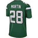 Zennovawear Curtis Martin 28 New York Jets Men Game Retired Jersey - Gotham Green