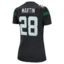 Zennovawear Curtis Martin 28 New York Jets Women Retired Jersey - Black