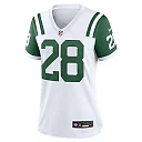 Zennovawear Curtis Martin 28 New York Jets Women's Classic Alternate Retired Player Game Jersey - White