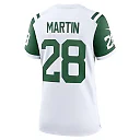 Zennovawear Curtis Martin 28 New York Jets Women's Classic Alternate Retired Player Game Jersey - White