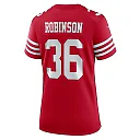 Zennovawear Curtis Robinson 36 San Francisco 49ers Women's Game Jersey - Scarlet