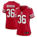 Zennovawear Curtis Robinson 36 San Francisco 49ers Women's Game Jersey - Scarlet