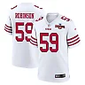 Zennovawear Curtis Robinson 59 San Francisco 49ers NFC Champions Patch Game Men Jersey - White