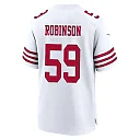 Zennovawear Curtis Robinson 59 San Francisco 49ers NFC Champions Patch Game Men Jersey - White