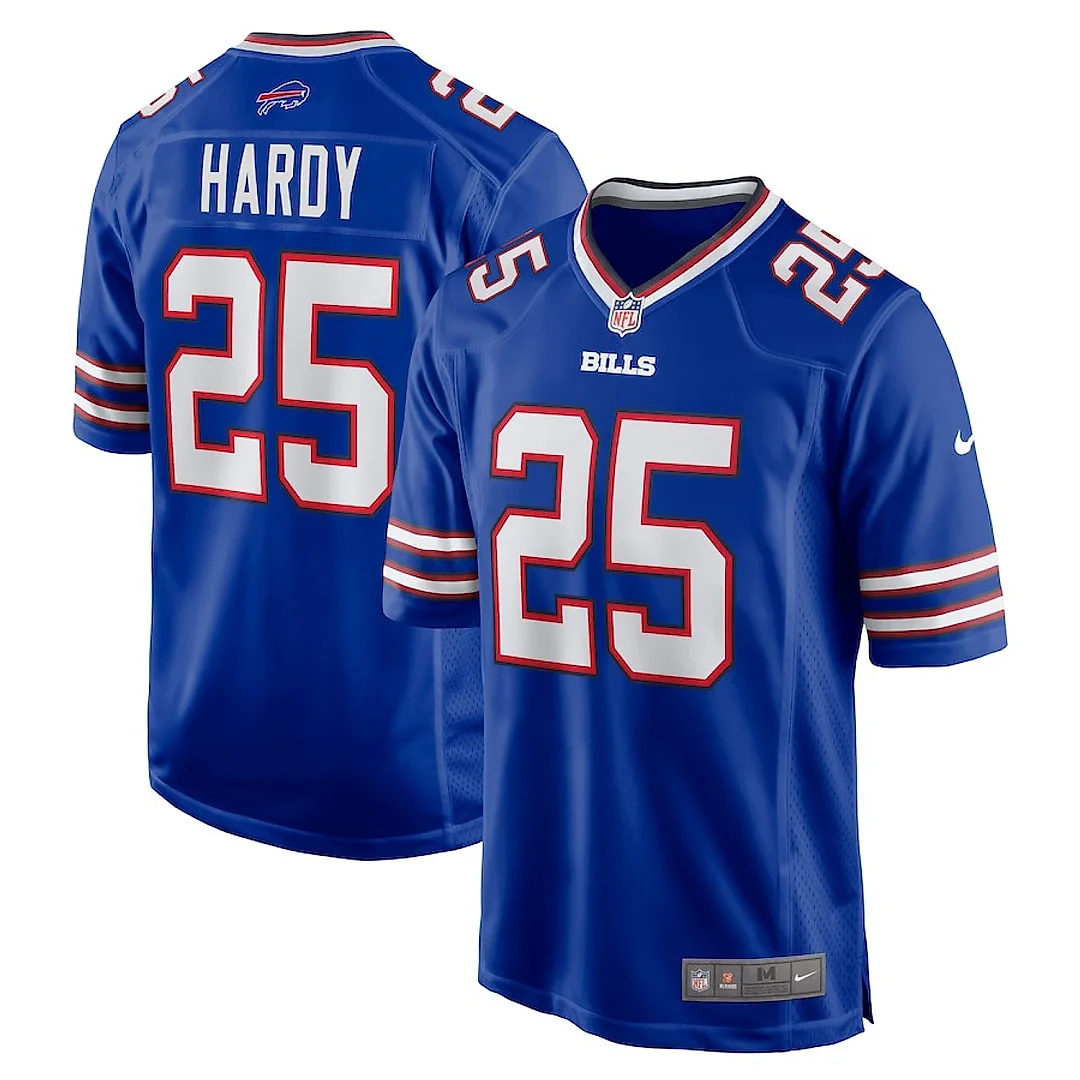 Zennovawear Daequan Hardy 25 Buffalo Bills Game Men Jersey - Royal