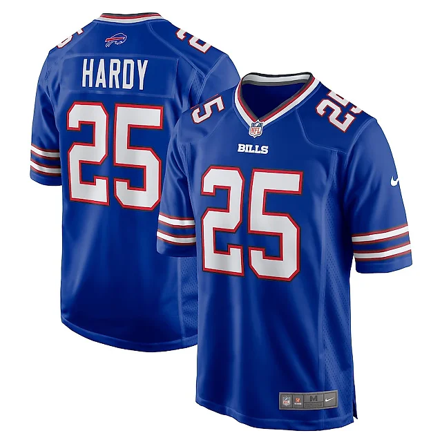Zennovawear Daequan Hardy 25 Buffalo Bills Game Men Jersey - Royal