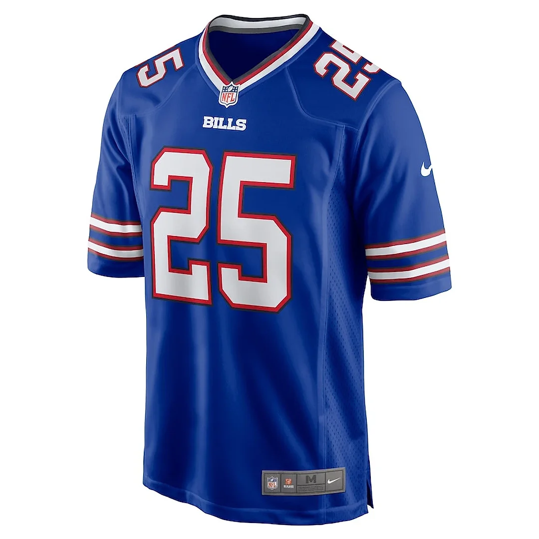 Zennovawear Daequan Hardy 25 Buffalo Bills Game Men Jersey - Royal