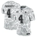 Zennovawear Dak Prescott 4 Dallas Cowboys 2024 Salute to Service Limited Men Jersey - Arctic Camo