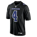 Zennovawear Dak Prescott 4 Dallas Cowboys Fashion Game Men Jersey - Carbon Black
