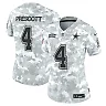 Zennovawear Dak Prescott 4 Dallas Cowboys Women's 2024 Salute to Service Limited Jersey - Arctic Camo