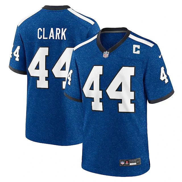 Zennovawear Dallas Clark 44 Indianapolis Colts Indiana Nights Alternate Game Men Jersey - Royal