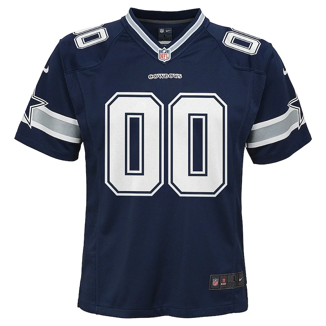 Zennovawear Dallas Cowboys YOUTH Custom Game Jersey - Navy