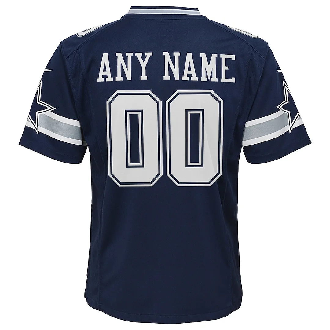 Zennovawear Dallas Cowboys YOUTH Custom Game Jersey - Navy