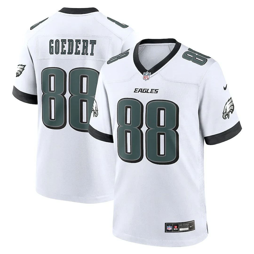 Zennovawear Dallas Goedert 88 Philadelphia Eagles Nike White Game Men Jersey - White