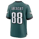 Zennovawear Dallas Goedert 88 Philadelphia Eagles Super Bowl LIX YOUTH Jersey - Midnight Green