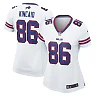 Zennovawear Dalton Kincaid 86 Buffalo Bills Women's Game Jersey - White