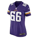 Zennovawear Dalton Risner 66 Minnesota Vikings Women's Game Jersey - Purple