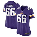 Zennovawear Dalton Risner 66 Minnesota Vikings Women's Game Jersey - Purple