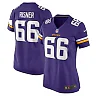 Zennovawear Dalton Risner 66 Minnesota Vikings Women's Game Jersey - Purple