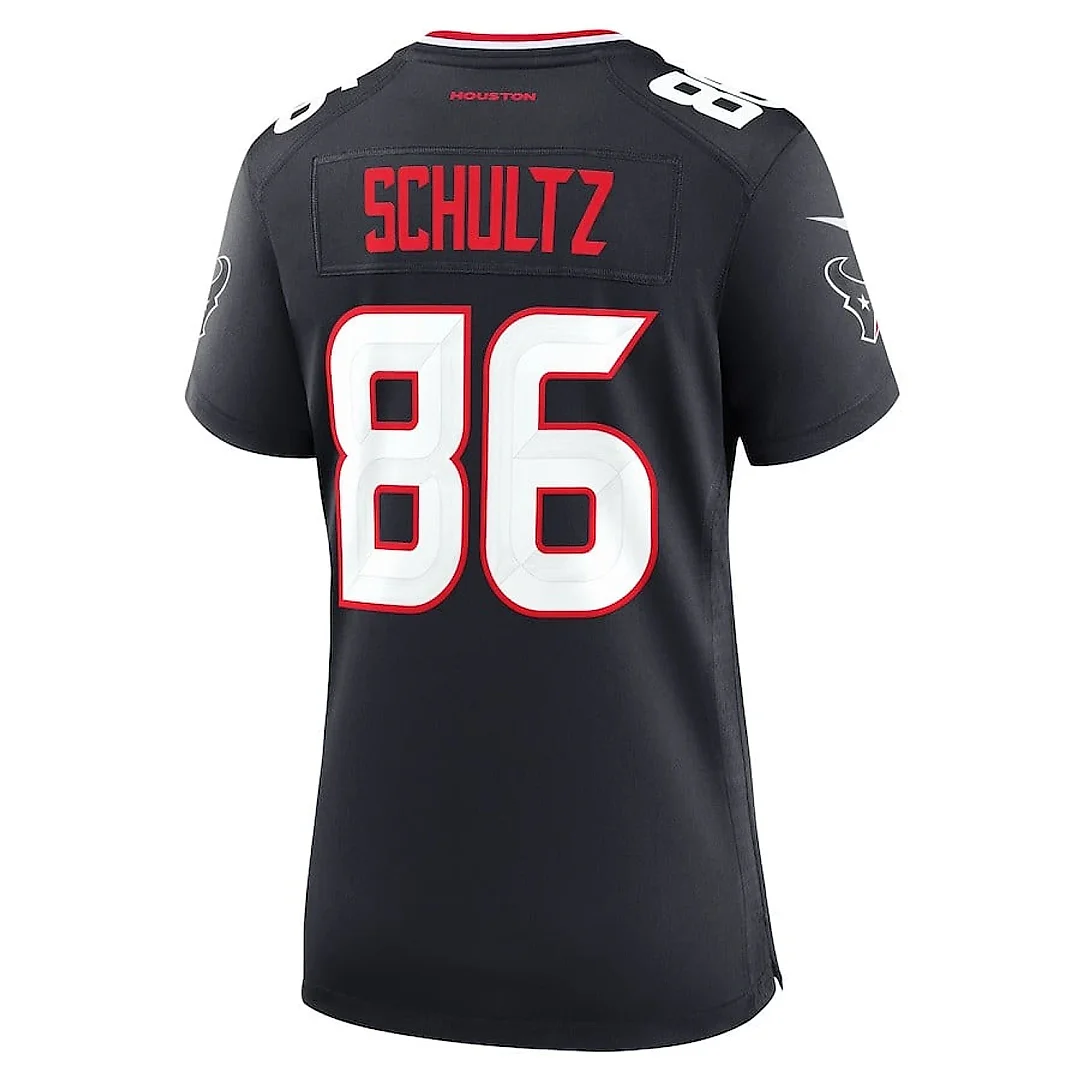Zennovawear Dalton Schultz 86 Houston Texans Women's Team Game Jersey - Navy
