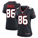 Zennovawear Dalton Schultz 86 Houston Texans Women's Team Game Jersey - Navy