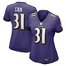Zennovawear Dalvin Cook 31 Baltimore Ravens Women Game Jersey - Purple