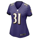Zennovawear Dalvin Cook 31 Baltimore Ravens Women Game Jersey - Purple