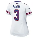 Zennovawear Damar Hamlin 3 Buffalo Bills Women's Game Jersey - White