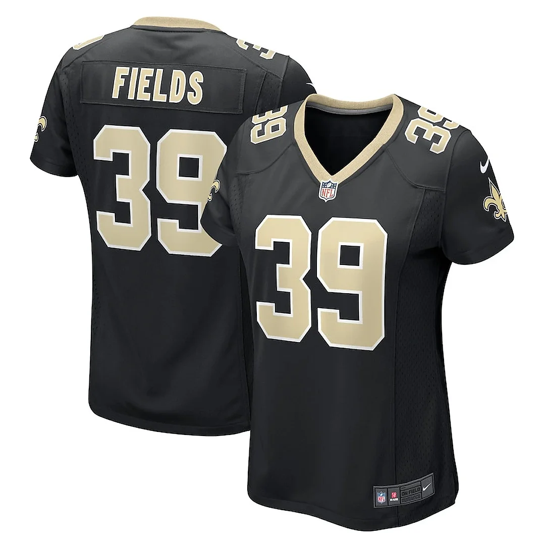 Zennovawear DaMarcus Fields 39 New Orleans Saints Women Game Jersey - Black
