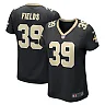 Zennovawear DaMarcus Fields 39 New Orleans Saints Women Game Jersey - Black