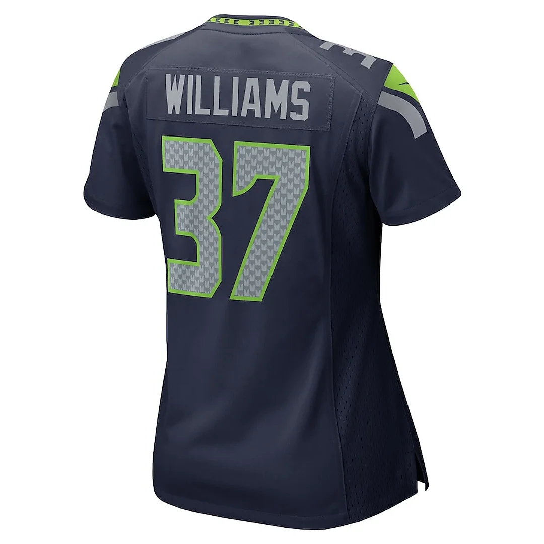 Zennovawear Damarion Williams 37 Seattle Seahawks Women's Game Jersey - Navy