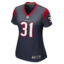 Zennovawear Dameon Pierce 31 Houston Texans Women Game Jersey - Navy