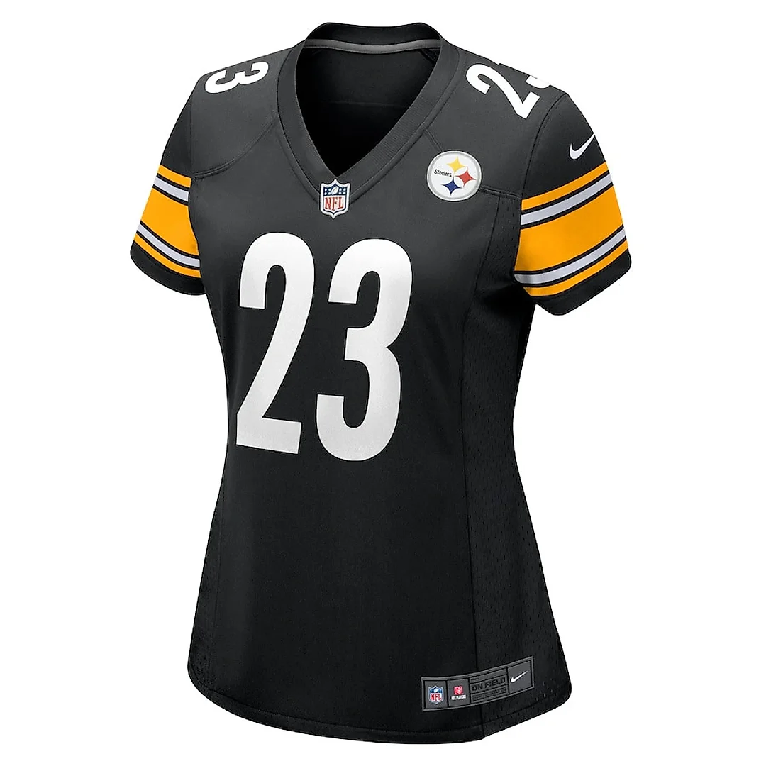 Zennovawear Damontae Kazee 23 Pittsburgh Steelers Women Game Jersey - Black