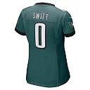 Zennovawear D'Andre Swift 0 Philadelphia Eagles Women's Game Player Jersey - Midnight Green