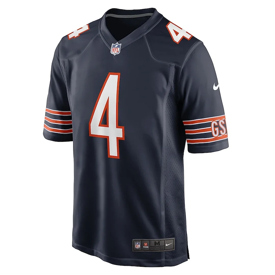 Zennovawear D'Andre Swift 4 Chicago Bears Game Men Jersey - Navy