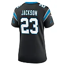 Zennovawear Dane Jackson 23 Carolina Panthers Women's Game Jersey - Black