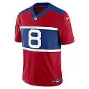 Zennovawear Daniel Jones 8 New York Giants Alternate Vapor F.U.S.E. Limited Men Jersey - Century Red