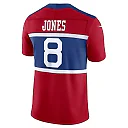 Zennovawear Daniel Jones 8 New York Giants Alternate Vapor F.U.S.E. Limited Men Jersey - Century Red