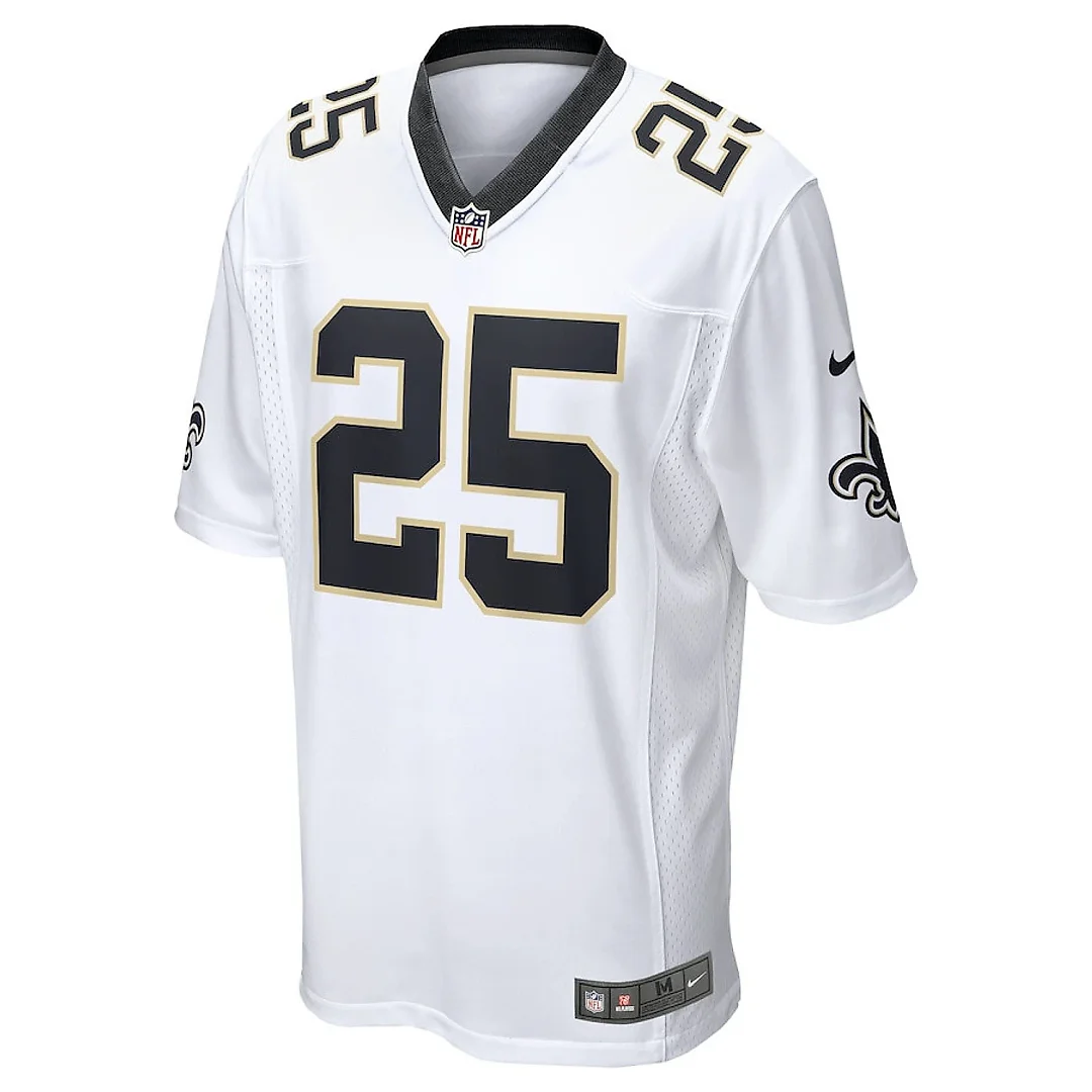 Zennovawear Daniel Sorensen 25 New Orleans Saints Game Jersey - Men, White