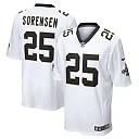 Zennovawear Daniel Sorensen 25 New Orleans Saints Game Jersey - Men, White