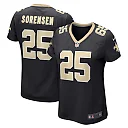 Zennovawear Daniel Sorensen 25 New Orleans Saints Women's Game Jersey - Black